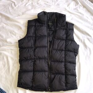 INSO Collection Black Puffer Vest SZ Small